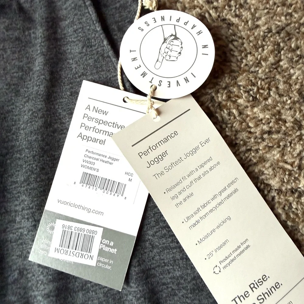 Vuori Performance Joggers VW303 Charcoal Heather - Picture 4 of 13